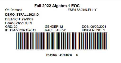 pre-id label