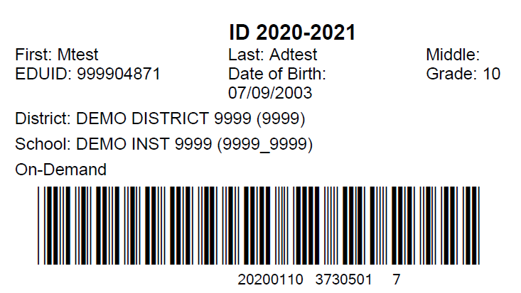 pre id label